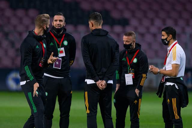 Celtic duo Kristoffer Ajer and Mohamed Elyounoussi could miss the trip to Easter Road. Picture: SNS