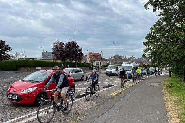 Lanark Road's segregated cycle lane is also proposed to stay in place.