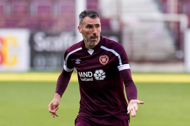 Hearts defender Michael Smith is out of contract next summer.