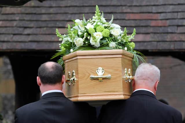 Families urged not to delay funerals until after the lockdown for fear of backlog
