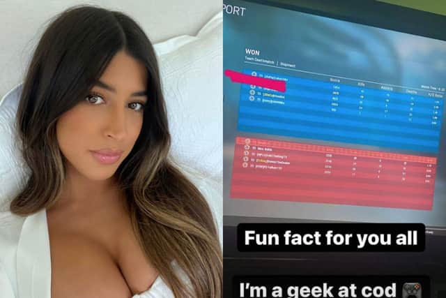 Shannon Singh is the only Scot on this year's Love Island so far - and she loves to game on Twitch (Insta @shannonsinghhh)