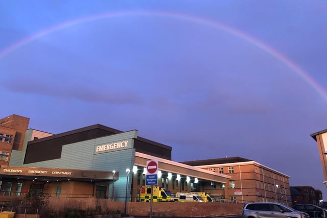 Liah Brianna Cutter sent us this picture, which she took after coming off her shift at Sunderland Royal.