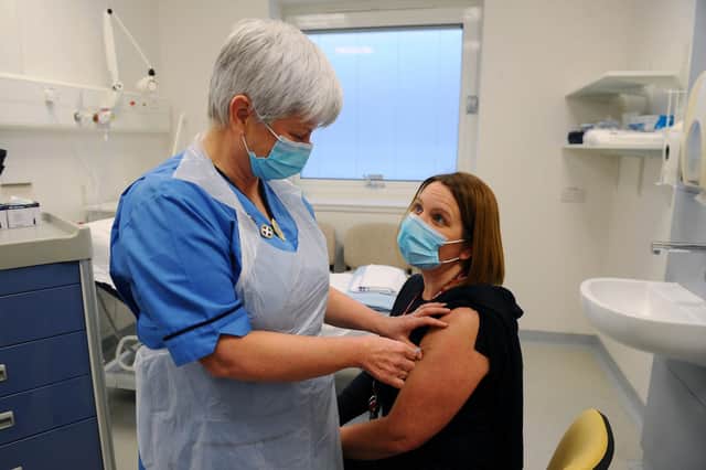 Scotland's Covid vaccination programme has focused mainly on inoculating people in care homes, NHS staff and carers first (Picture: Michael Gillen)