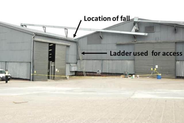 An Edinburgh-based agricultural company was last month fined £60,000 for health and safety failings which led to the death of a man when he fell through an industrial shed roof in 2018. WNL Investments Limited pleaded guilty to health and safety breaches at Dundee Sheriff Court on October 27.  Andrew Rose, director of roof maintenance firm ARBM (Montrose) Limited, had been contracted to carry out a rolling programme of shed roof painting and cleaning. The prosecutor told the court that on June 9, 2018, Andrew Rose, 41, fell through the roof while setting up to paint the roof of Shed 2 at the North Esk Granary, Stracathro. The distance between the hole in the roof and the concrete floor was between 7.4 and 7.8 metres. Paramedics arrived and found that Mr Rose had sustained a severe head injury. He was pronounced dead at the scene.
The charges libelled by the Procurator Fiscal and accepted by the company are that they failed to ensure, as far as reasonably practicable, that Mr Rose and his employees were not exposed to risks to their health or safety by falling from or through fragile roofs while carrying out work at height. The company also failed to ensure the system of work was adequately reviewed and monitored. As a result of these failings, Andrew Rose fell through the fragile roof and sustained injuries from which he died.