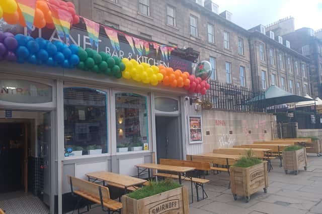 Planet Bar & Kitchen, at Baxter's Place, has been shortlisted for Venue or Event of the Year award at the inaugural Gaydio Pride Awards. Photo: Planet Bar & Kitchen