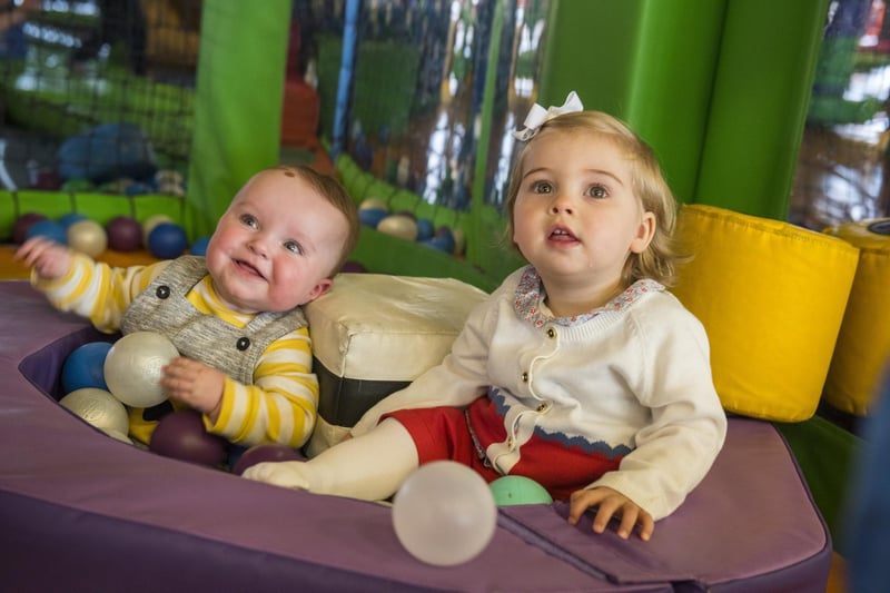 These little ones were pictured enjoying Clambers soft play at at the Royal Commonwealth Pool in April, 2017.