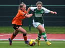 Lucy Parry helped Hibs get to the SWPL Cup final in December. Credit: Malcolm Mackenzie