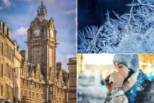 The Met Office has forecast icy temperatures and sleet in Edinburgh over the next few days (Getty Images)