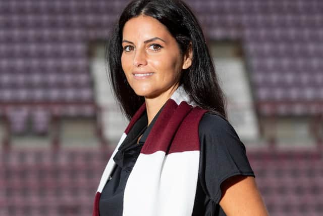 Eva Olid is the new Hearts women's coach.