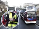 Traffic wardens in Edinburgh are set to ride city buses to target inconsiderate drivers blocking bus lanes.