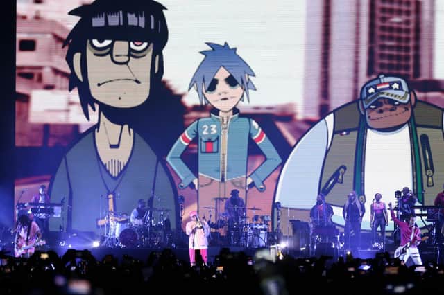 Gorillaz made their T-shirts available for sale in shops just before last Christmas - and reaped the benefits