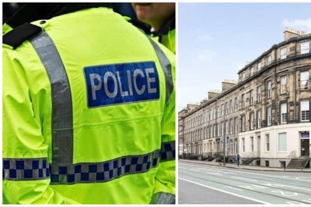 A man has been rushed to hospital after an incident on Atholl Crescent in Edinburgh.
