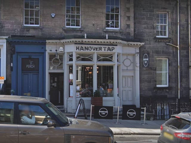 Hanover Tap in Hanover Street, New Town, is a great pub serving craft beer & ales, plus pub classics like burgers and pizza. They show all the major live sport events, from rugby to football.