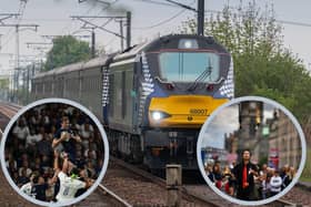 Rail passengers are being urged to plan ahead of a busy weekend in Edinburgh. Rugby photo and Fringe photo by Getty. Train photo by Angus Duncan.
