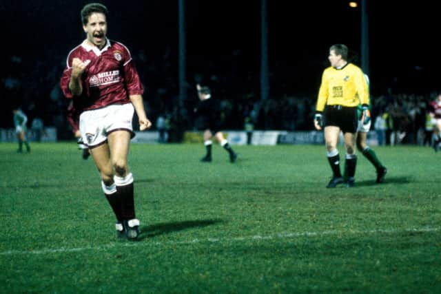 John Robertson was more than a genius for his goal. Picture: SNS