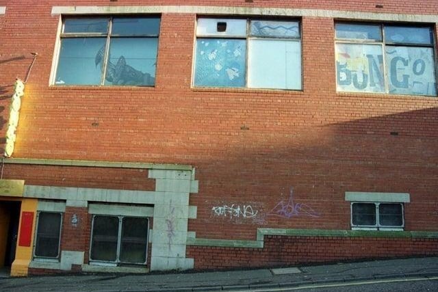 The original Bongo Club was situated in a rather non-descript brick building next to New Street bus depot. Here it is pictured on 6 January 2000. It has since been demolished, but the Bongo Club lives on at 66 Cowgate. In between the years it was situated on Holyrood Road.