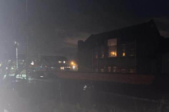 Another scene of darkness in Moorfoot View, Bonnyrigg. Pic: Dawn Blackwood.