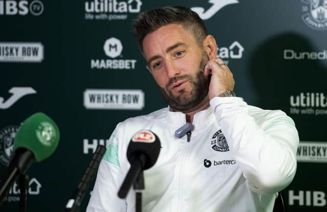 Hibs manager Lee Johnson was pleased by his side’s display in beating Ross County on Saturday 