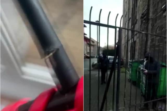 Edinburgh crime: Thieves foiled in the act of stealing nurse's bike in Leith as they are captured on video