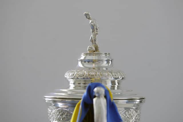 Scottish Cup trophy. SFA Scottish Cup trophy. Picture Michael Gillen.