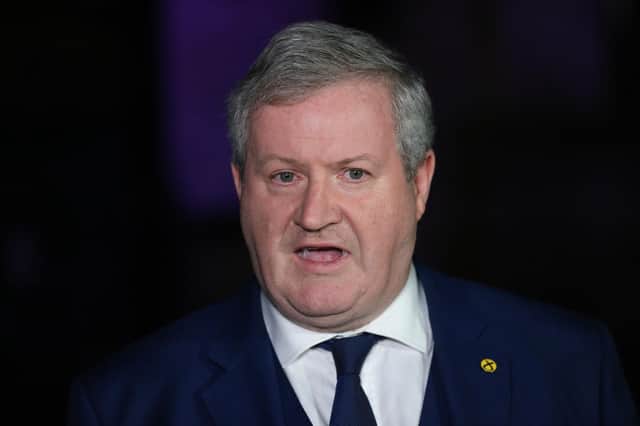 Ian Blackford , SNP Westminster group leader, has said that Boris Johnson has ‘stuck two fingers up’ at the public over lockdown parties, but the fight for Scottish independence ‘will stand on its own merits’ (Photo: Isabel Infantes/PA Wire).