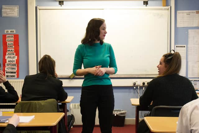 Stock image. Unison has warned of teachers' anxiety at returning to the classroom. Picture: John Devlin