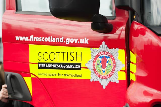 Scottish Fire and Rescue Service personnel tackled a blaze at a property in Edinburgh on Wednesday night.
