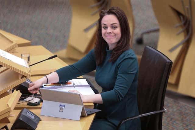 The Scottish Budget proposed by Finance Secretary Kate Forbes has been passed by MSPs (Picture: Fraser Bremner/pool/Getty Images)