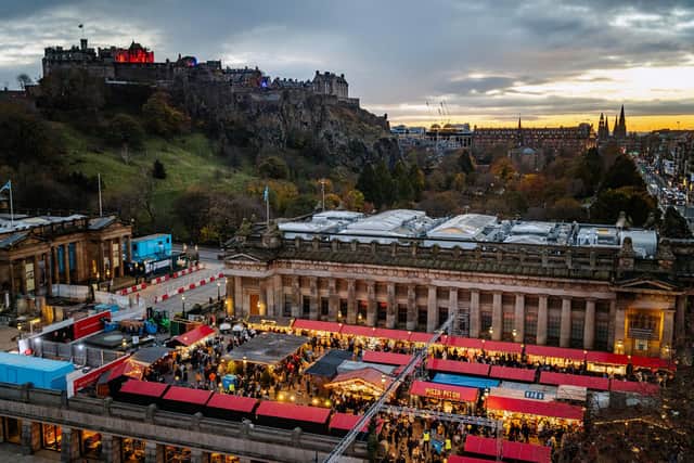 More than 92,000 people attended the opening weekend of Edinburgh's Christmas festival this year. Picture Ian Georgeson