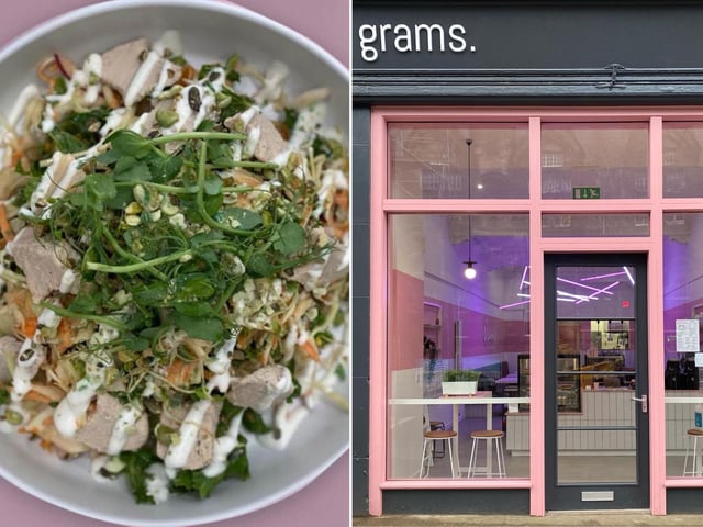 Grams in Hamilton Place serves delicious and Instagram-worthy scran, including waffles, pancakes, vegan mac n cheese and plant based breakfasts.