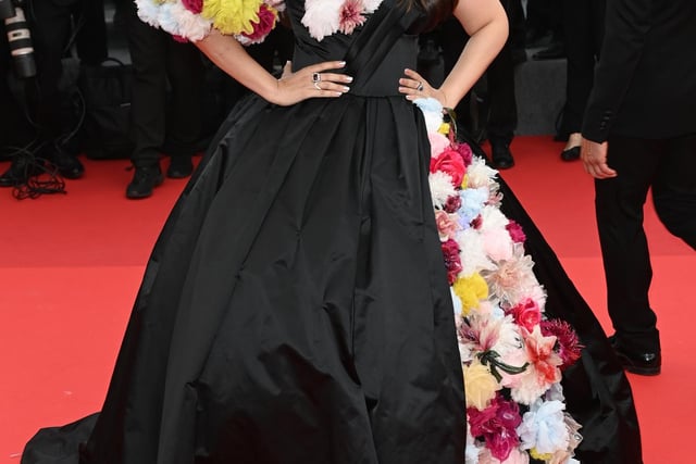 Aishwarya Rai attends the Top Gun: Maverick premiere at during the 75th Cannes Film Festival in Cannes, France. Picture date: Wednesday May 18, 2022.