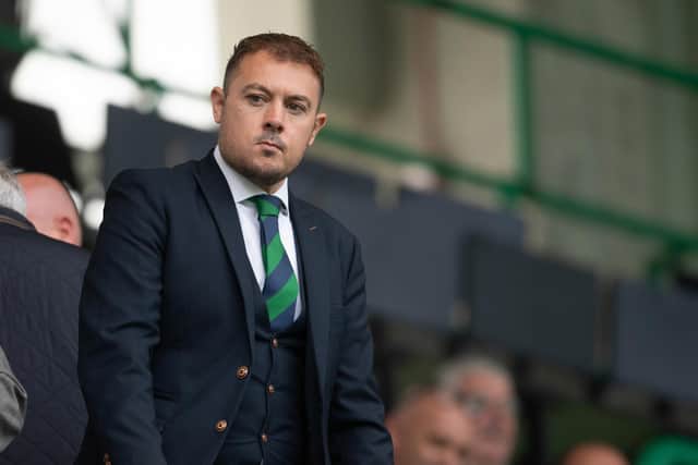 Hibs chief executive Ben Kensell hopes to have an update about the director of football search by next month's AGM