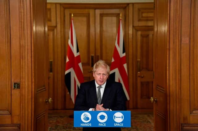 Boris Johnson announced an England-wide lockdown on Saturday (Getty Images)