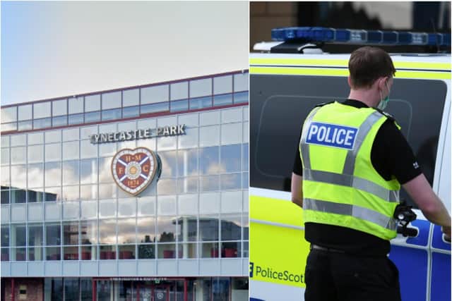 Tynecastle: Nine arrested after disturbance at Edinburgh football stadium ahead of match