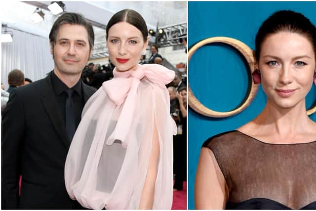 Caitriona Balfe announced the birth of her new son with her husband Anthony 'Tony' McGill this week via social media (Getty Images)