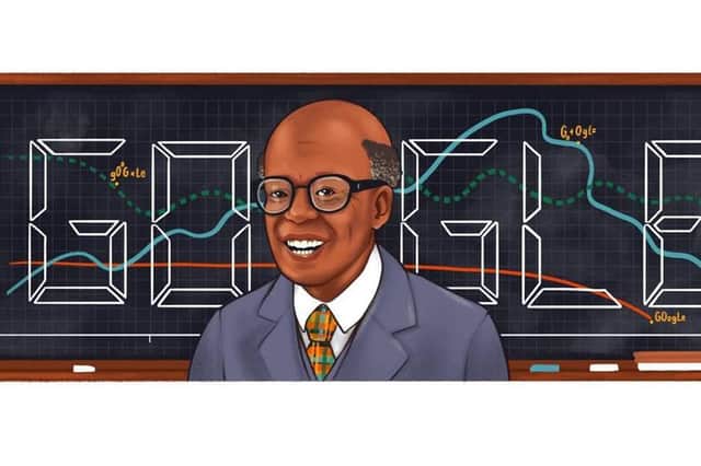 Google is celebrating Sir W Arthur Lewis, the famed economist, with a Doodle on its homepage (Google)