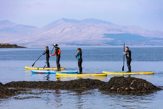 One of the many ways to experience water wellness in Scotland according to VisitScotland is paddleboarding, which can be experienced at a range of locations across the west and north west of Scotland. (Image: VisitScotland)