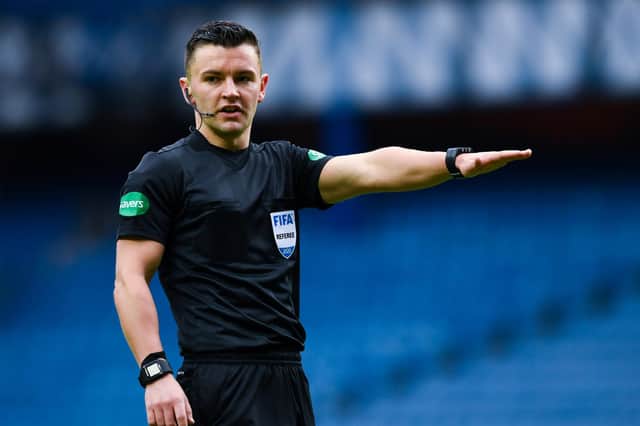 Nick Walsh will referee the Betfred Cup semi-final between Hibs and St Johnstone on Saturday. (Photo by Craig Foy / SNS Group)