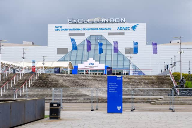 The London NHS Nightingale Hospital, located within the capital’s Excel Centre, will treat people who are ill with Covid-19 and is set to open soon