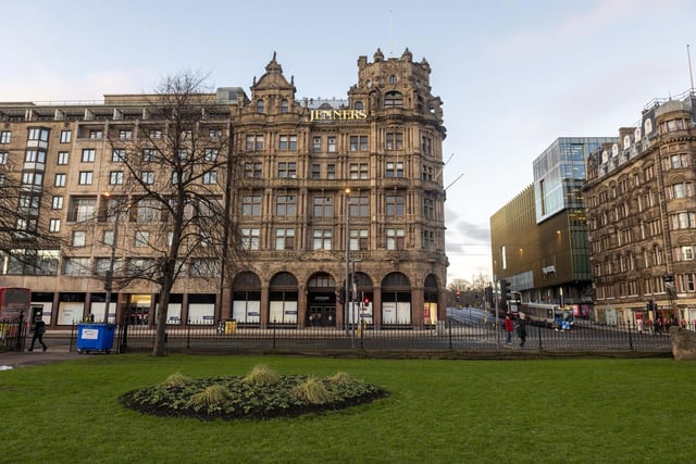 Iconic, historic and stylish - the Jenners building dominates Princes Street and is synonymous with class.