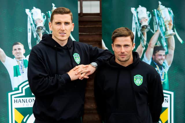 Paul Hanlon and Lewis Stevenson have made 1,000 combined appearances for Hibs