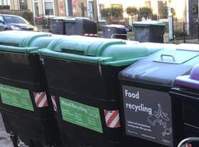 Bin hubs are being rolled out across the city in an effort to boot recycling