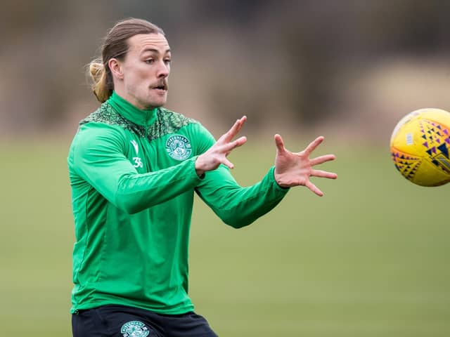 Jackson Irvine has opened contract talks with Hibs over a possible extended deal (Photo by Ross Parker / SNS Group)