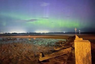 Jaddo Woods sent in this incredible photo of the Northern Lights over Portobello last night.