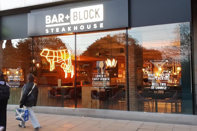 A Bar + Block steakhouse has taken the place of the former New Look store. It's the first ground-floor restaurant in Princes Street in recent times. Planning approval for the restaurant followed a deliberate shift in council policy to encourage leisure and hospitality uses in the street.