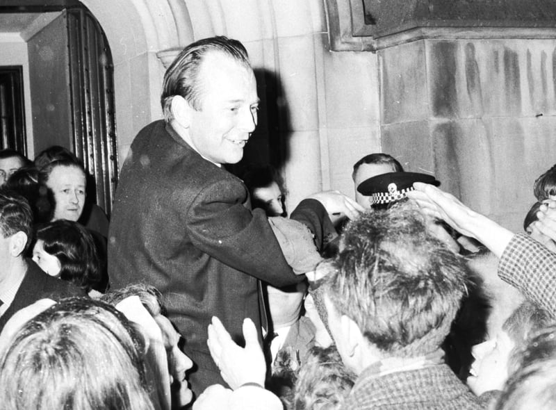 Dr John P. Mackintosh, the new Labour MP for Haddington, pictured shortly after being elected in March 1966.