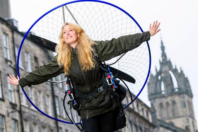 Sacha Dench, the 'human swan', is giving a talk at this year's Edinburgh Science Festival