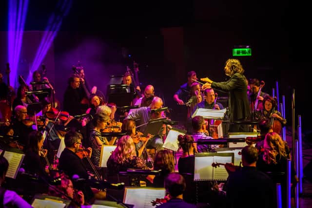 The Grit Orchestra set up by composer and conductor Greg Lawson will be staging a free concert in Princes Street Gardens on the opening weekend of the Edinburgh International Festival. Picture: Gaelle Beri