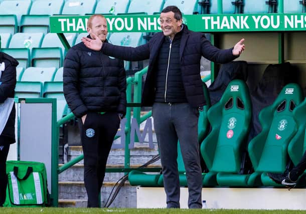 Hibs manager Jack Ross said he was proud of the way his players dug in to defeat Motherwell and secure another Scottish Cup semi-final appearance. Photo by Alan Harvey / SNS Group