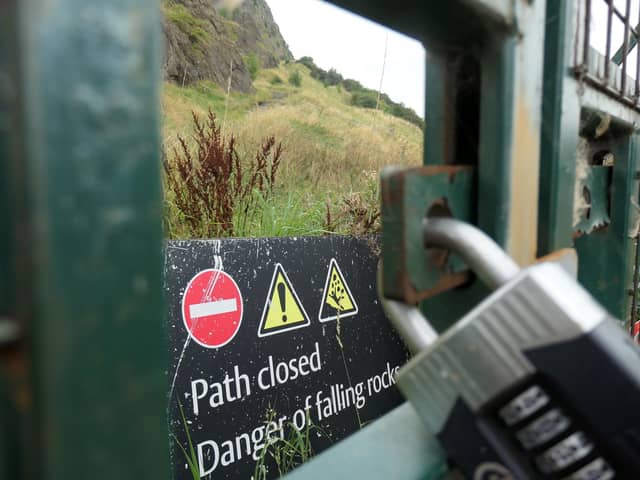 The Radical Road has been closed to the public for five years because of concerns about rockfalls, but campaigners are calling for it to be reopened.